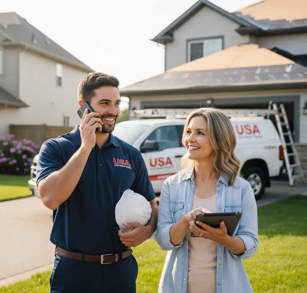 USA Roof Repair Experts customer support in Hueysville